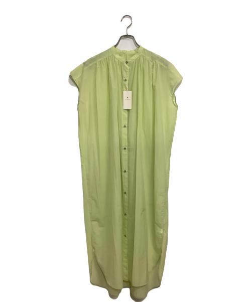 green label relaxing（グリーンレーベルリラクシング）green label relaxing (グリーンレーベルリラクシング) FFC C/NY エアリー シャツ ワンピース イエロー サイズ:ＦＲＥＥ 未使用品の古着・服飾アイテム