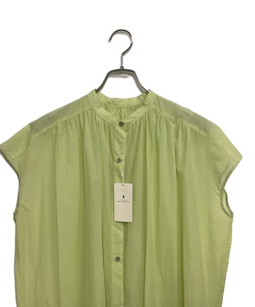 green label relaxing（グリーンレーベルリラクシング）green label relaxing (グリーンレーベルリラクシング) FFC C/NY エアリー シャツ ワンピース イエロー サイズ:ＦＲＥＥ 未使用品の古着・服飾アイテム