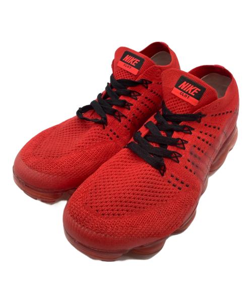 NIKE（ナイキ）NIKE (ナイキ) CLOT (クロット) AIR VAPORMAX FK レッド サイズ:SIZE 27.5cmの古着・服飾アイテム