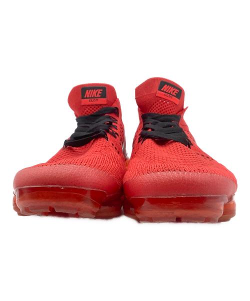 NIKE（ナイキ）NIKE (ナイキ) CLOT (クロット) AIR VAPORMAX FK レッド サイズ:SIZE 27.5cmの古着・服飾アイテム