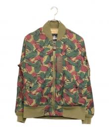 stussy（ステューシー）の古着「フライトジャケット」｜グリーン