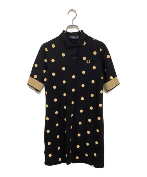 FRED PERRY（フレッドペリー）FRED PERRY (フレッドペリー) 半袖ワンピース ブラック サイズ:UK 10の古着・服飾アイテム