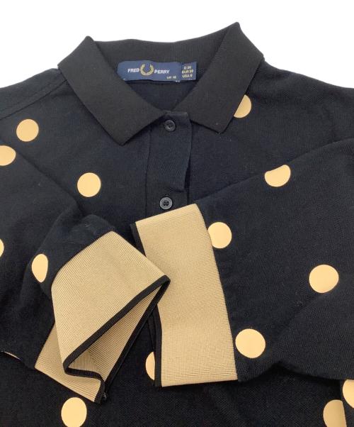 FRED PERRY（フレッドペリー）FRED PERRY (フレッドペリー) 半袖ワンピース ブラック サイズ:UK 10の古着・服飾アイテム