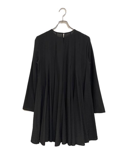 Mila Owen（ミラオーウェン）Mila Owen (ミラオーウェン) 23SS マチ切り替えボリュームチュニックブラウス ブラック サイズ:SIZE Free 未使用品の古着・服飾アイテム