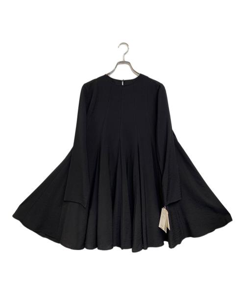 Mila Owen（ミラオーウェン）Mila Owen (ミラオーウェン) 23SS マチ切り替えボリュームチュニックブラウス ブラック サイズ:SIZE Free 未使用品の古着・服飾アイテム