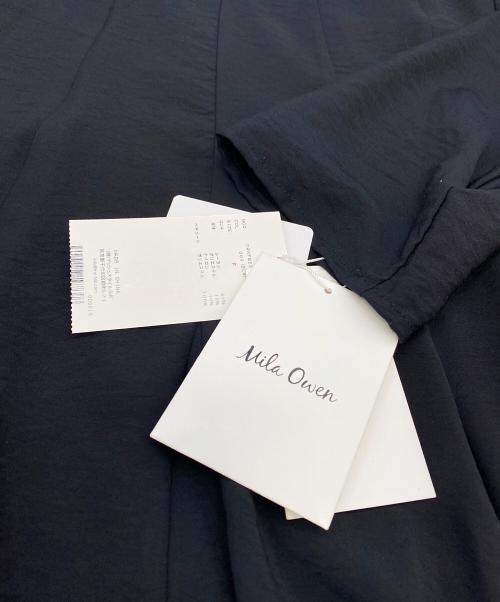 Mila Owen（ミラオーウェン）Mila Owen (ミラオーウェン) 23SS マチ切り替えボリュームチュニックブラウス ブラック サイズ:SIZE Free 未使用品の古着・服飾アイテム