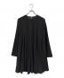 Mila Owen (ミラオーウェン) 23SS マチ切り替えボリュームチュニックブラウス ブラック サイズ:SIZE Free 未使用品：5000円