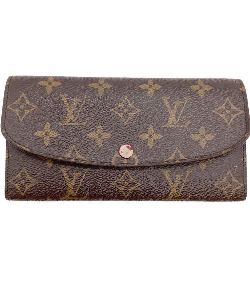 LOUIS VUITTON（ルイ ヴィトン）LOUIS VUITTON (ルイ ヴィトン) 財布 ポルトフォイユ・エミリー ルージュの古着・服飾アイテム