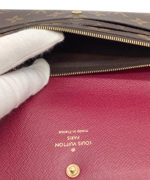 LOUIS VUITTON（ルイ ヴィトン）LOUIS VUITTON (ルイ ヴィトン) 財布 ポルトフォイユ・エミリー ルージュの古着・服飾アイテム