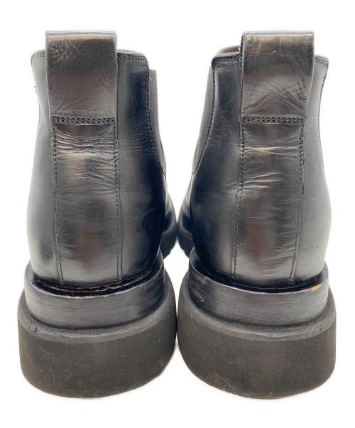 BOTTEGA VENETA（ボッテガベネタ）BOTTEGA VENETA (ボッテガベネタ) ラグチェルシーアンクルブーツ ブラック サイズ:26.5cmの古着・服飾アイテム
