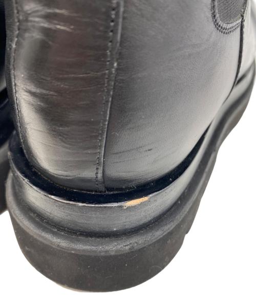 BOTTEGA VENETA（ボッテガベネタ）BOTTEGA VENETA (ボッテガベネタ) ラグチェルシーアンクルブーツ ブラック サイズ:26.5cmの古着・服飾アイテム