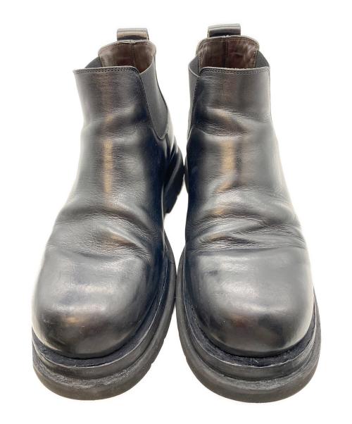 BOTTEGA VENETA（ボッテガベネタ）BOTTEGA VENETA (ボッテガベネタ) ラグチェルシーアンクルブーツ ブラック サイズ:26.5cmの古着・服飾アイテム
