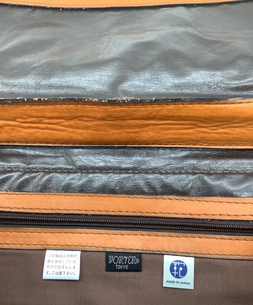 PORTER（ポーター）PORTER (ポーター) 3WAY SHOULDER BAG キャメルの古着・服飾アイテム