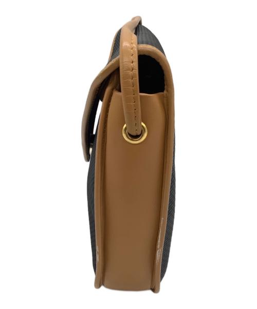 Yves Saint Laurent（イヴサンローラン）Yves Saint Laurent (イヴサンローラン) ショルダーバッグ ブラック×ブラウンの古着・服飾アイテム