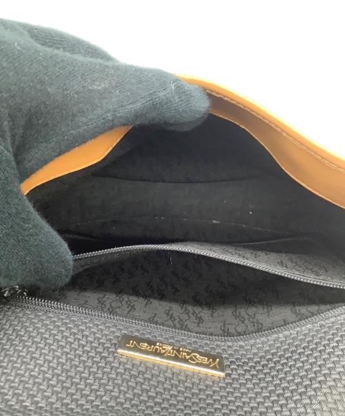 Yves Saint Laurent（イヴサンローラン）Yves Saint Laurent (イヴサンローラン) ショルダーバッグ ブラック×ブラウンの古着・服飾アイテム