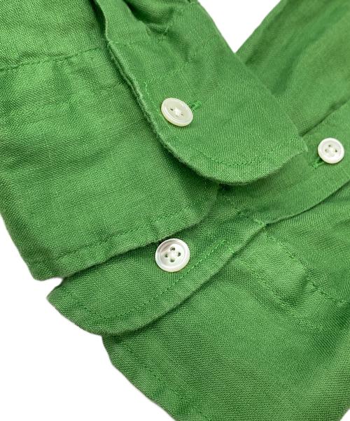 FRAMeWORK（フレームワーク）FRAMeWORK (フレームワーク) 23SS フレンチリネンシャツワンピース グリーン サイズ:SIZE Freeの古着・服飾アイテム