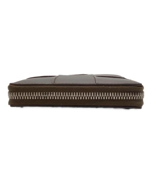 BOTTEGA VENETA（ボッテガベネタ）BOTTEGA VENETA (ボッテガベネタ) スモールカセットコンパクトウォレット ブラウンの古着・服飾アイテム