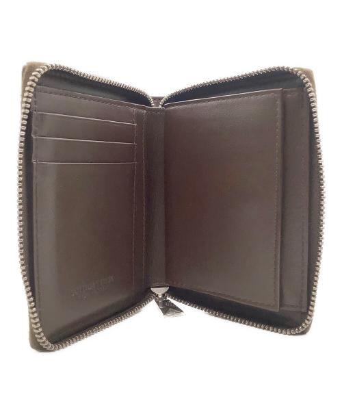 BOTTEGA VENETA（ボッテガベネタ）BOTTEGA VENETA (ボッテガベネタ) スモールカセットコンパクトウォレット ブラウンの古着・服飾アイテム