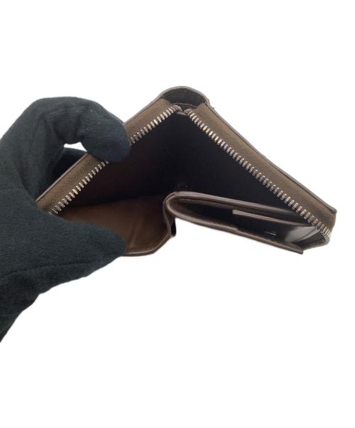 BOTTEGA VENETA（ボッテガベネタ）BOTTEGA VENETA (ボッテガベネタ) スモールカセットコンパクトウォレット ブラウンの古着・服飾アイテム