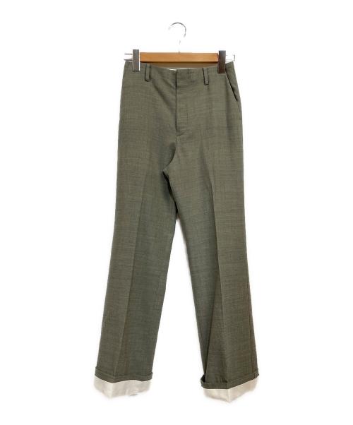 IRENE（アイレネ）IRENE (アイレネ) Melange Green Trousers グリーン サイズ:SIZE 34の古着・服飾アイテム