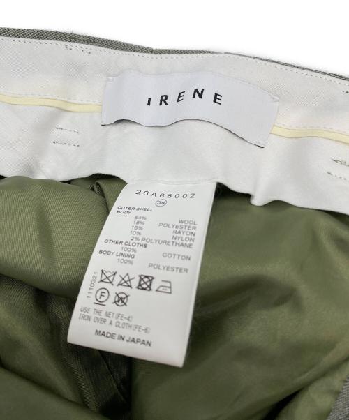 IRENE（アイレネ）IRENE (アイレネ) Melange Green Trousers グリーン サイズ:SIZE 34の古着・服飾アイテム