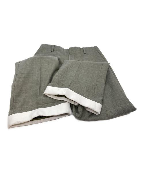 IRENE（アイレネ）IRENE (アイレネ) Melange Green Trousers グリーン サイズ:SIZE 34の古着・服飾アイテム