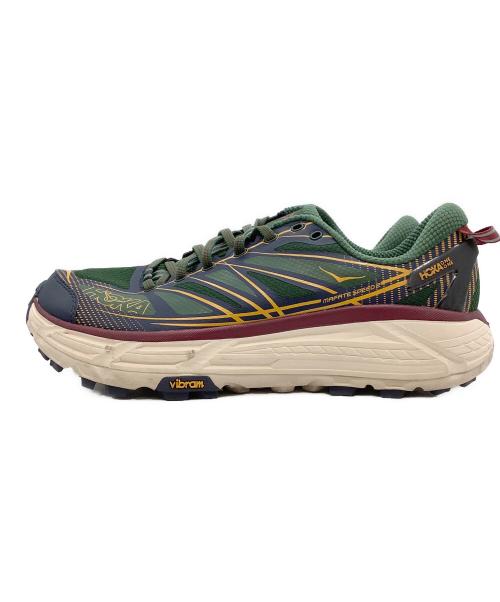 HOKAONEONE（ホカオネオネ）HOKAONEONE (ホカオネオネ) ランニングシューズ グリーン サイズ:28cmの古着・服飾アイテム