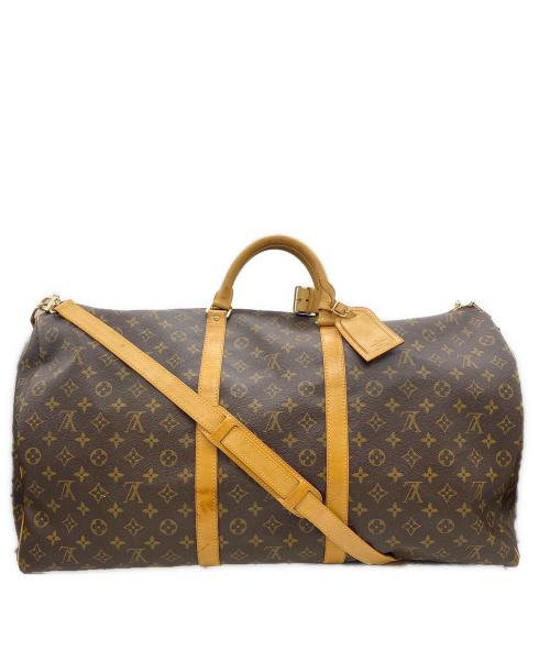 LOUIS VUITTON（ルイ ヴィトン）LOUIS VUITTON (ルイ ヴィトン) キーポル･バンドリエール 60 ブラウンの古着・服飾アイテム