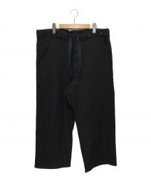 NIGEL CABOURN（ナイジェルケーボン）の古着「HOSPITAL PANT - FULLING WOOL」｜ブラック