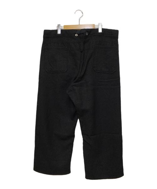 NIGEL CABOURN（ナイジェルケーボン）NIGEL CABOURN (ナイジェルケーボン) HOSPITAL PANT - FULLING WOOL ブラック サイズ:SIZE 34の古着・服飾アイテム