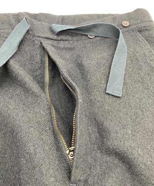 NIGEL CABOURN（ナイジェルケーボン）NIGEL CABOURN (ナイジェルケーボン) HOSPITAL PANT - FULLING WOOL ブラック サイズ:SIZE 34の古着・服飾アイテム