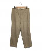 NIGEL CABOURNナイジェルケーボン）の古着「FRENCH LINEN WORK PANT」｜ベージュ