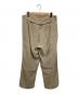 NIGEL CABOURN (ナイジェルケーボン) FRENCH LINEN WORK PANT ベージュ サイズ:W34(86㎝)：15000円