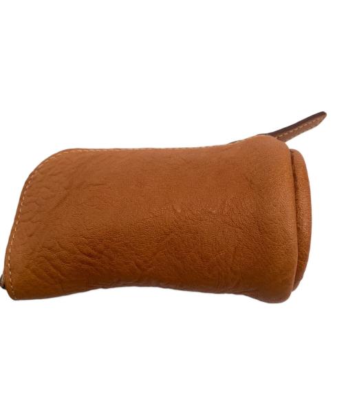 土屋鞄（ツチヤカバン）土屋鞄 (ツチヤカバン) ミニドラム型レザーケース キャメルの古着・服飾アイテム