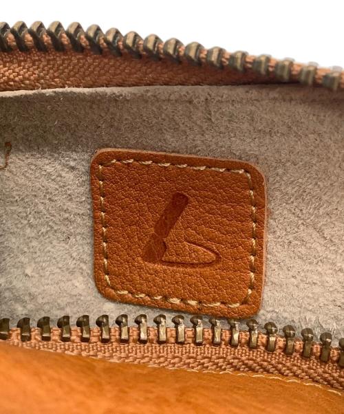 土屋鞄（ツチヤカバン）土屋鞄 (ツチヤカバン) ミニドラム型レザーケース キャメルの古着・服飾アイテム