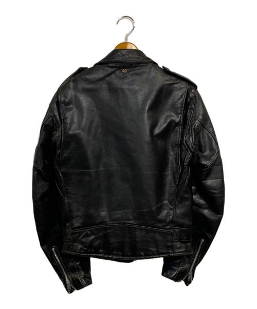 PERFECTO by Schott（パーフェクト バイ ショット）PERFECTO by Schott (パーフェクト バイ ショット) 80-90's 118 ダブルライダース ジャケット ブラック サイズ:SIZE 36の古着・服飾アイテム