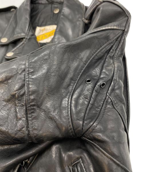 PERFECTO by Schott（パーフェクト バイ ショット）PERFECTO by Schott (パーフェクト バイ ショット) 80-90's 118 ダブルライダース ジャケット ブラック サイズ:SIZE 36の古着・服飾アイテム