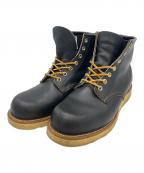 RED WINGレッドウィング）の古着「00's アイスカッター ワークブーツ」｜ブラック