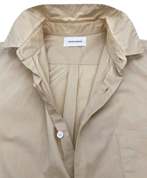 MARKAWARE（マーカウェア）MARKAWARE (マーカウェア) 半袖シャツ ベージュ サイズ:SIZE 3の古着・服飾アイテム