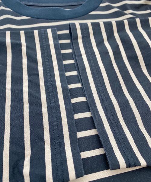 MARKA（マーカ）MARKA (マーカ) BORDER TEE COMPACT天竺 ブラック×ブラウン サイズ:SIZE 3の古着・服飾アイテム