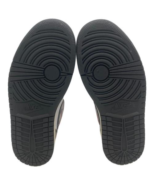 NIKE（ナイキ）NIKE (ナイキ) AIR JORDAN1 MID ホワイト×レッド サイズ:26cmの古着・服飾アイテム