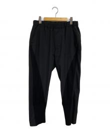 ISSEY MIYAKE MEN（イッセイミヤケメン）の古着「フロント切替イージーパンツ」｜ブラック
