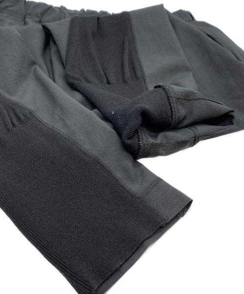 ISSEY MIYAKE MEN（イッセイミヤケメン）ISSEY MIYAKE MEN (イッセイミヤケメン) フロント切替イージーパンツ ブラック サイズ:SIZE 2 (M-L)の古着・服飾アイテム