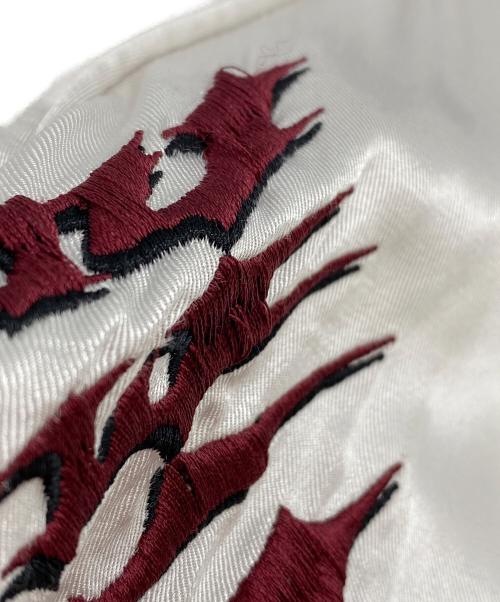 DIESEL（ディーゼル）DIESEL (ディーゼル) J-IVORY ブルゾン ホワイト×ピンク サイズ:SIZE EURの古着・服飾アイテム