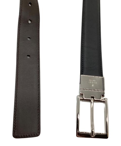 GUCCI（グッチ）GUCCI (グッチ) リバーシブルベルト ブラックの古着・服飾アイテム