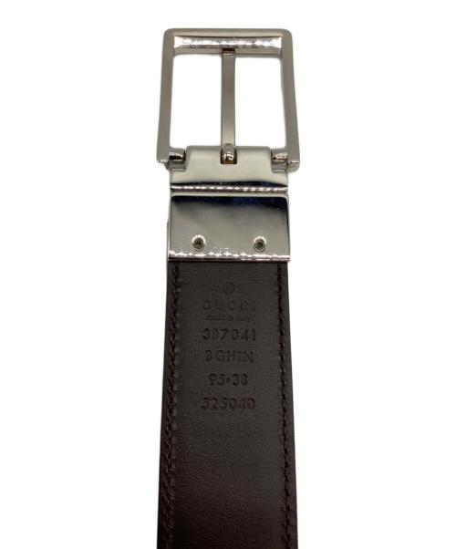 GUCCI（グッチ）GUCCI (グッチ) リバーシブルベルト ブラックの古着・服飾アイテム