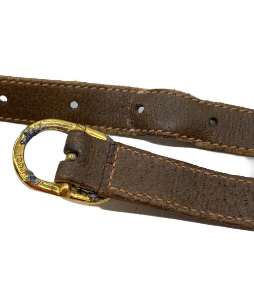 GUCCI（グッチ）GUCCI (グッチ) ショルダーバッグ ブラウンの古着・服飾アイテム