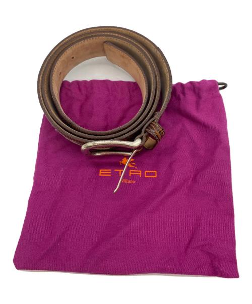 ETRO（エトロ）ETRO (エトロ) ベルト ブラウンの古着・服飾アイテム