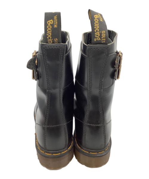 Dr.Martens（ドクターマーチン）Dr.Martens (ドクターマーチン) ダブルベルト 10ホールブーツ ブラック サイズ:SIZE 8 1/2 (27.5cm)の古着・服飾アイテム