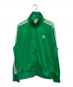 adidas Originalsアディダスオリジナル）の古着「ファイヤーバード トラックジャケット」｜グリーン×ホワイト